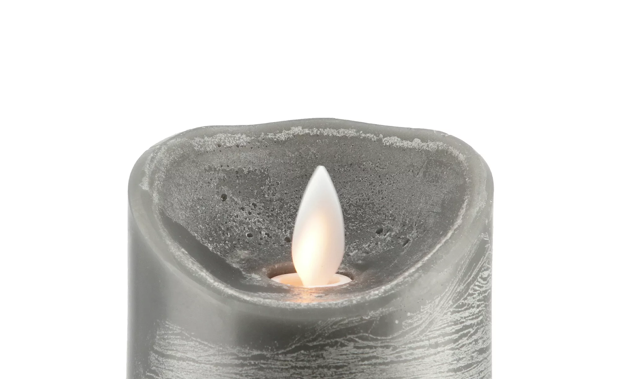 LED Kerze ¦ grau ¦ Maße (cm): H: 12,5  Ø: 7.5 Accessoires > Kerzen & Lichte günstig online kaufen