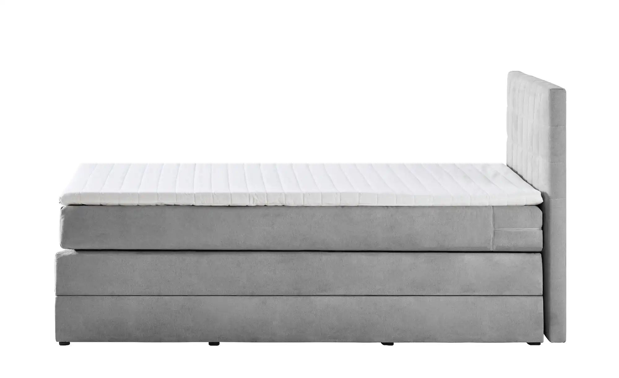 Boxspringbett mit Bettkasten Prince ¦ grau ¦ Maße (cm): B: 121 H: 107 Bette günstig online kaufen