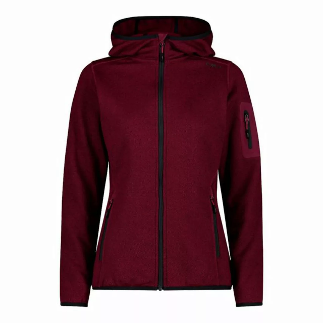 CMP Fleecejacke Woman Jacket Fix Hood aus besonders Knit Tech™ Material günstig online kaufen