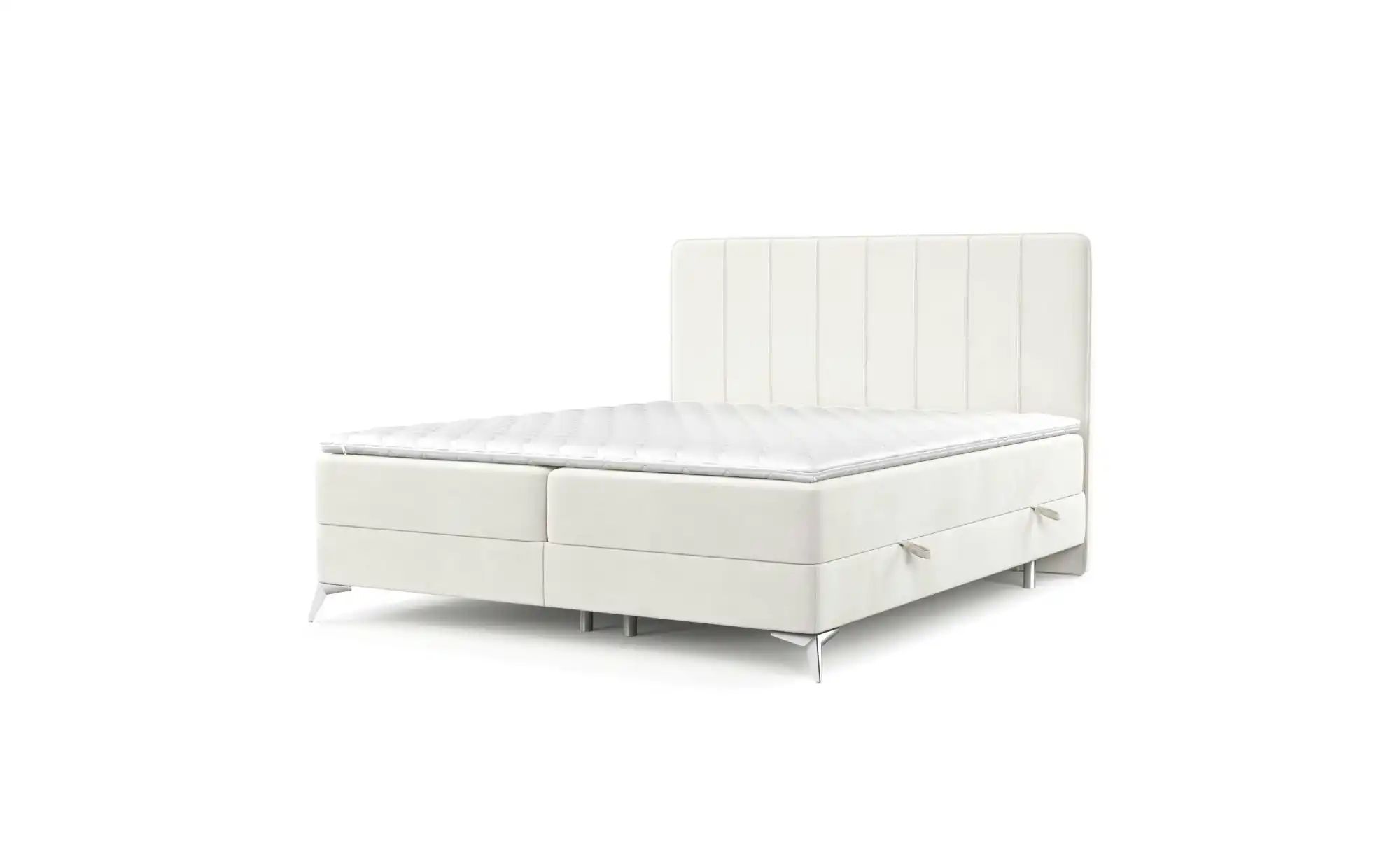Boxspringbett mit Stauraum ¦ creme ¦ Maße (cm): B: 162 H: 120 Betten > Ko günstig online kaufen