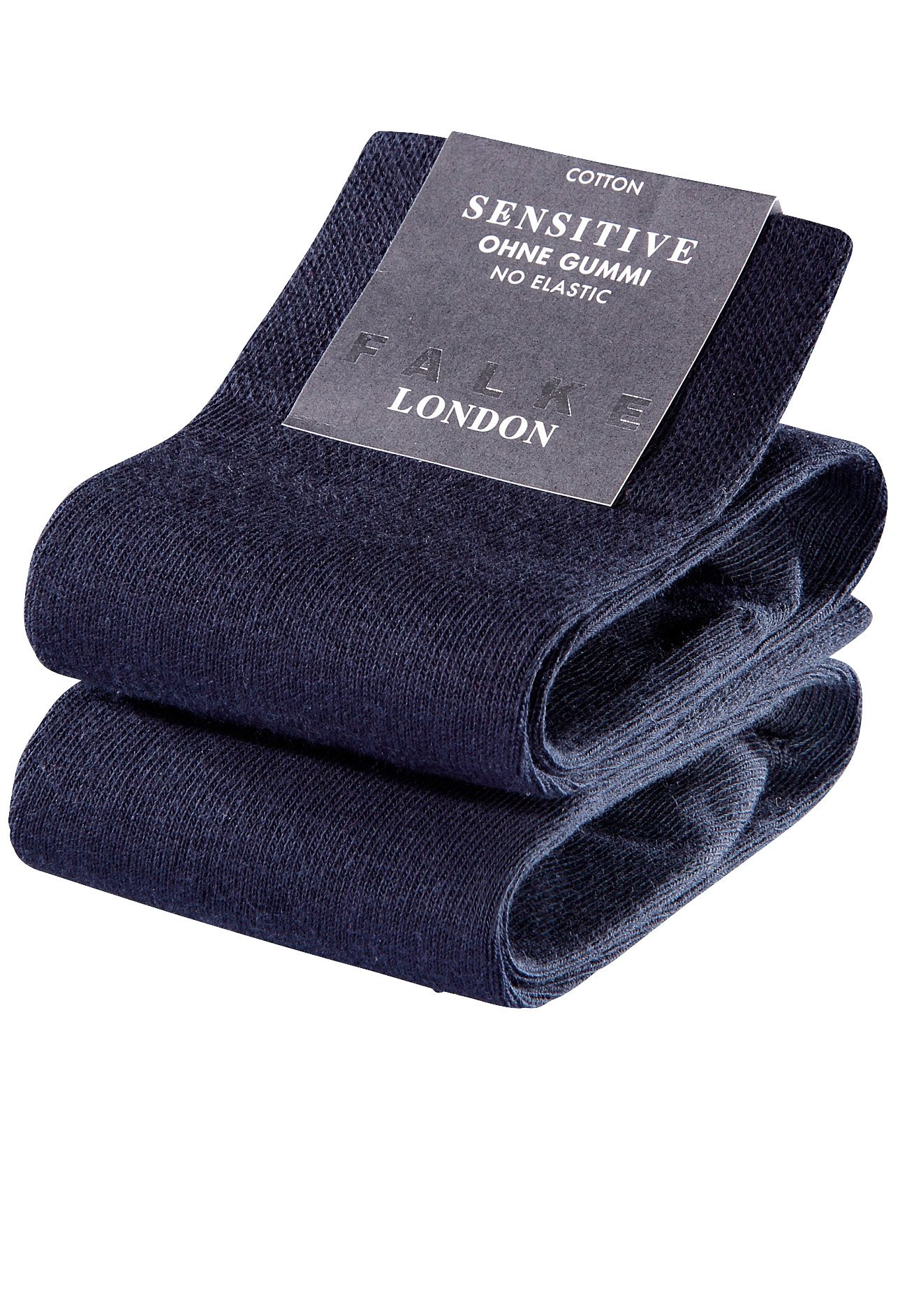 FALKE Socken "Sensitive London", (2 Paar), mit sensitve Bündchen ohne Gummi günstig online kaufen