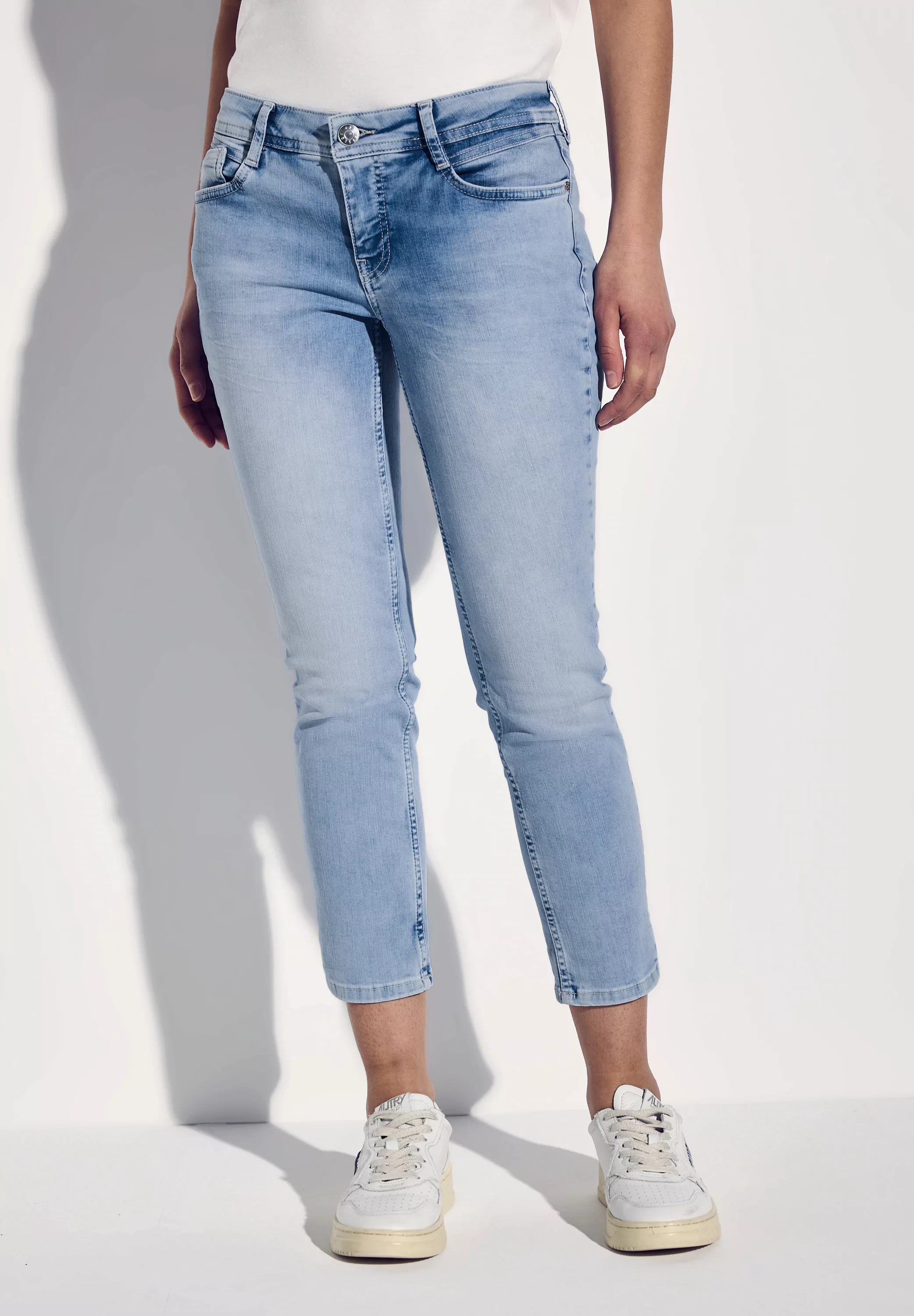 STREET ONE Slim-fit-Jeans aus Baumwolle mit günstig online kaufen
