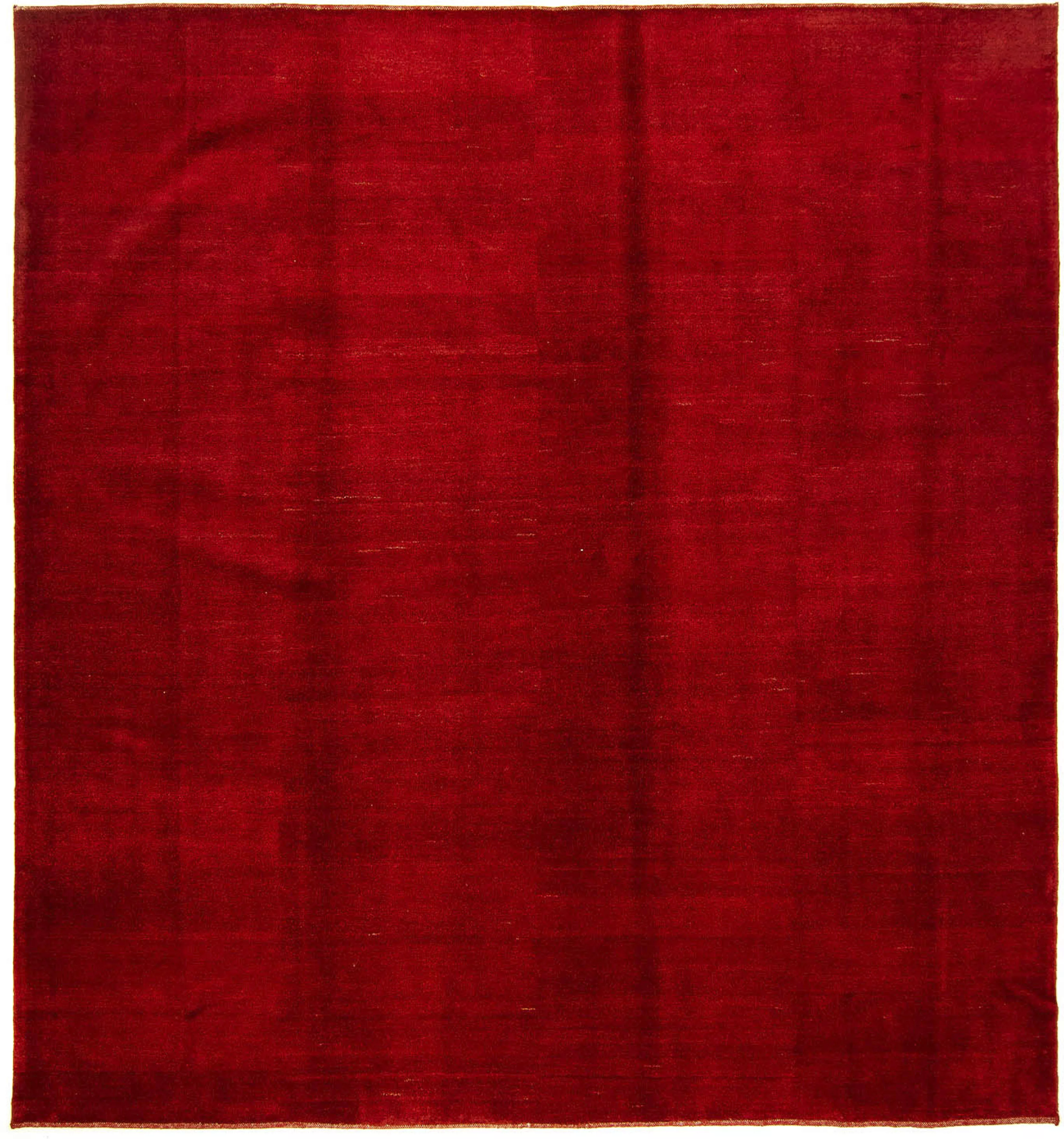 morgenland Wollteppich »Gabbeh - Perser - 288 x 262 cm - dunkelrot«, rechte günstig online kaufen
