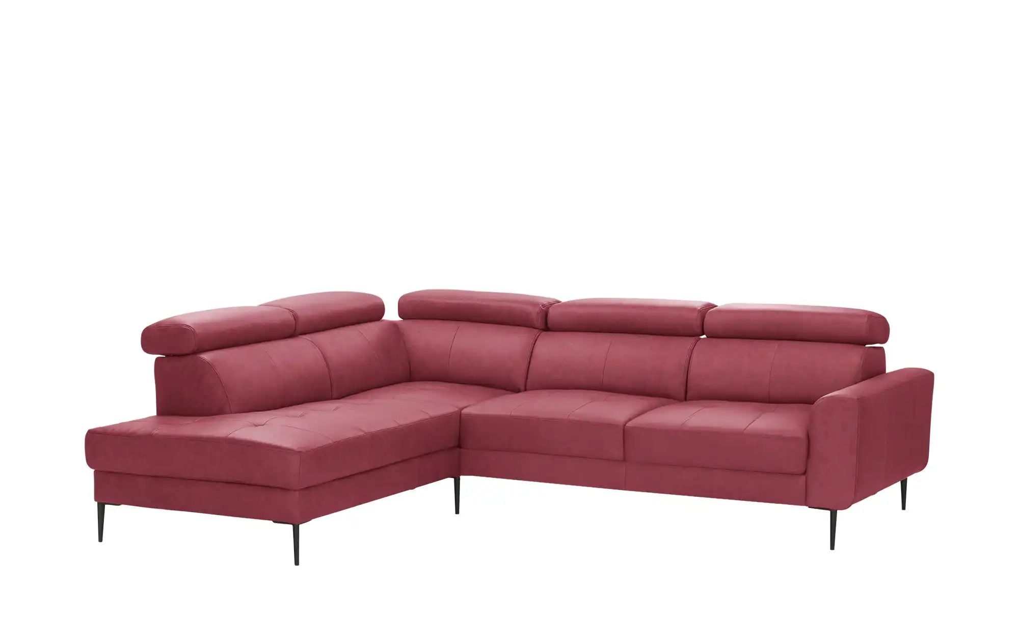 Max Schelling Ecksofa  Momentum ¦ rot ¦ Maße (cm): B: 262 H: 92 T: 213 Pols günstig online kaufen