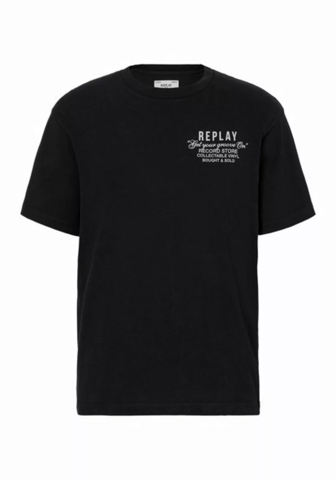 Replay T-Shirt mit Logodruck auf der Rückseite günstig online kaufen