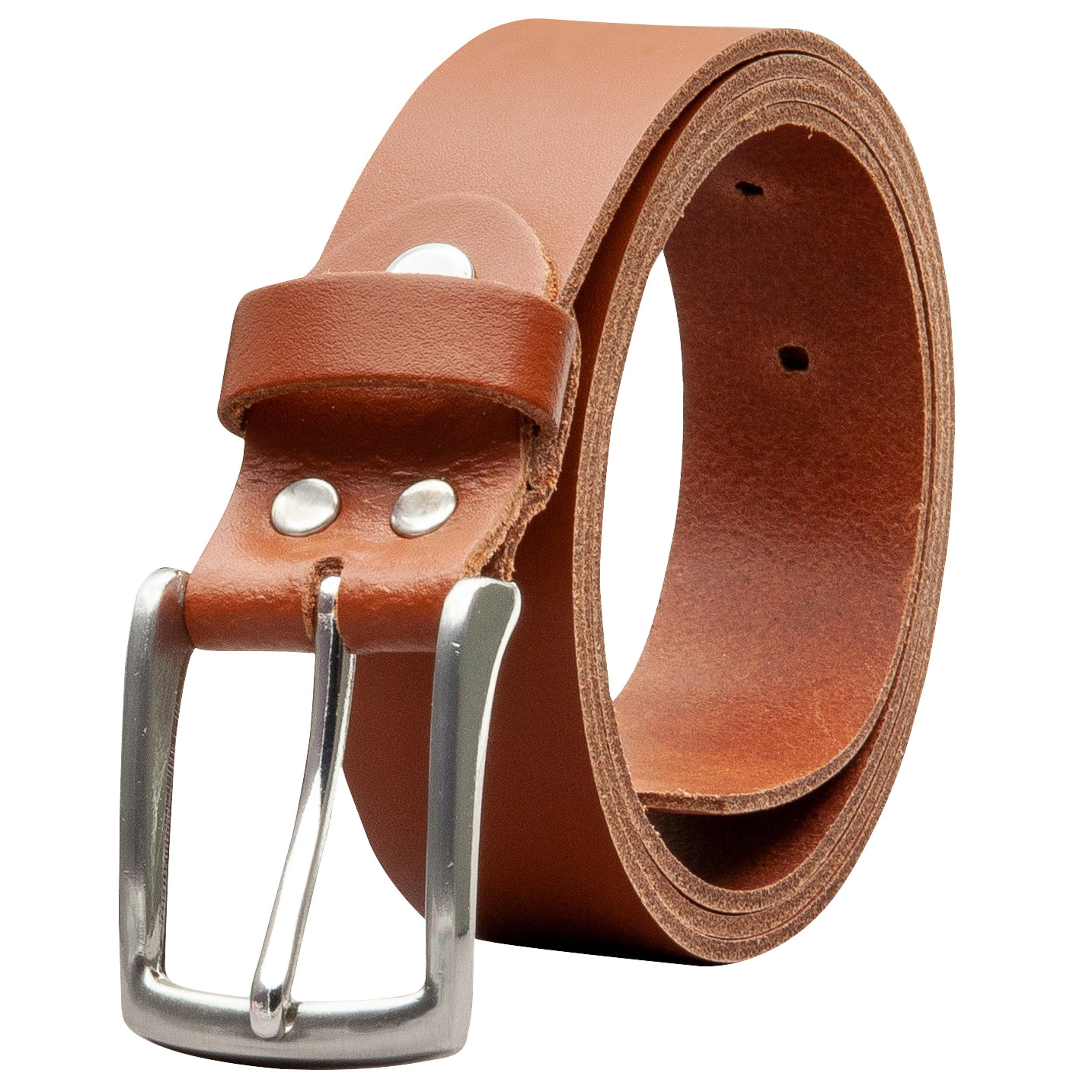 COLOGNEBELT Ledergürtel OM311-SL-Cognac MADE IN GERMANY, günstig online kaufen