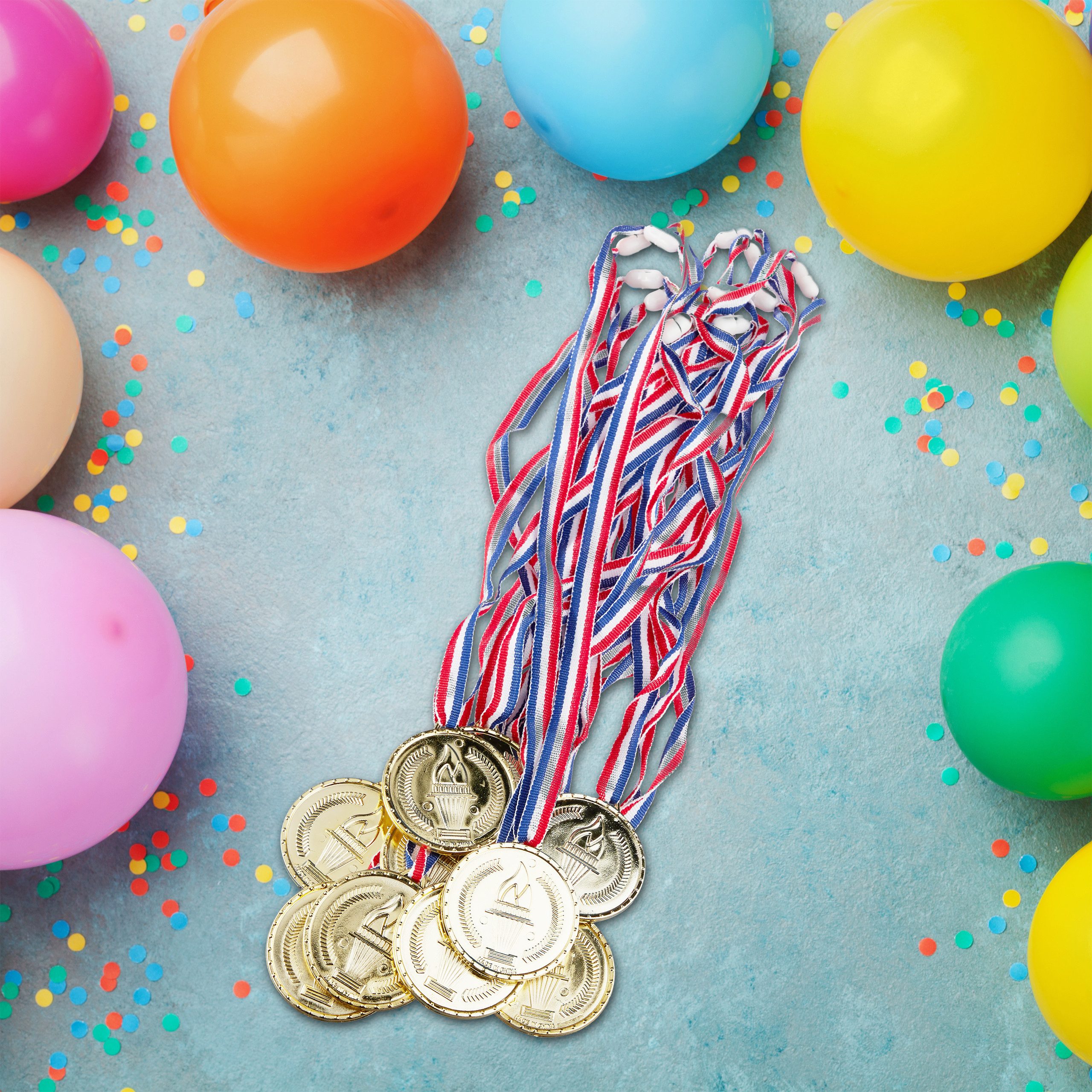 relaxdays Dekoobjekt 48 x Goldmedaille Kinder günstig online kaufen