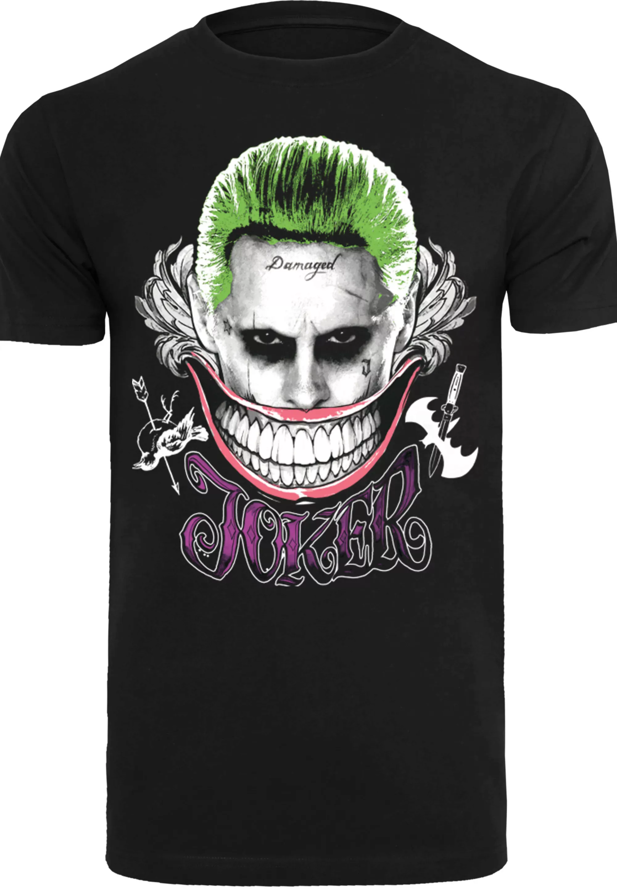 F4NT4STIC T-Shirt "Suicide Squad Joker Coloured Smile", Print günstig online kaufen