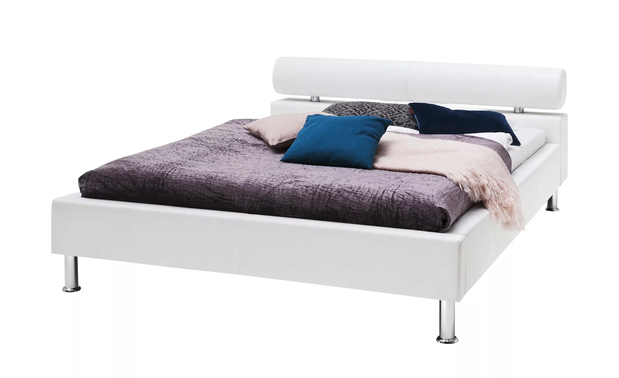 Polsterbett - weiß - 136 cm - 73 cm - 229 cm - Betten > Einzelbetten - Möbe günstig online kaufen