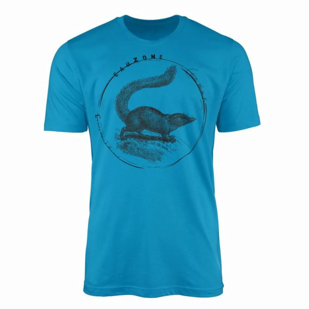 Sinus Art T-Shirt Evolution Herren T-Shirt Spitzhörnchen günstig online kaufen