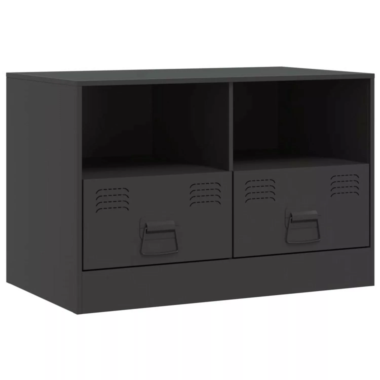 vidaXL TV-Schrank TV-Schrank Schwarz 67x39x44 cm Stahl (1-St) günstig online kaufen