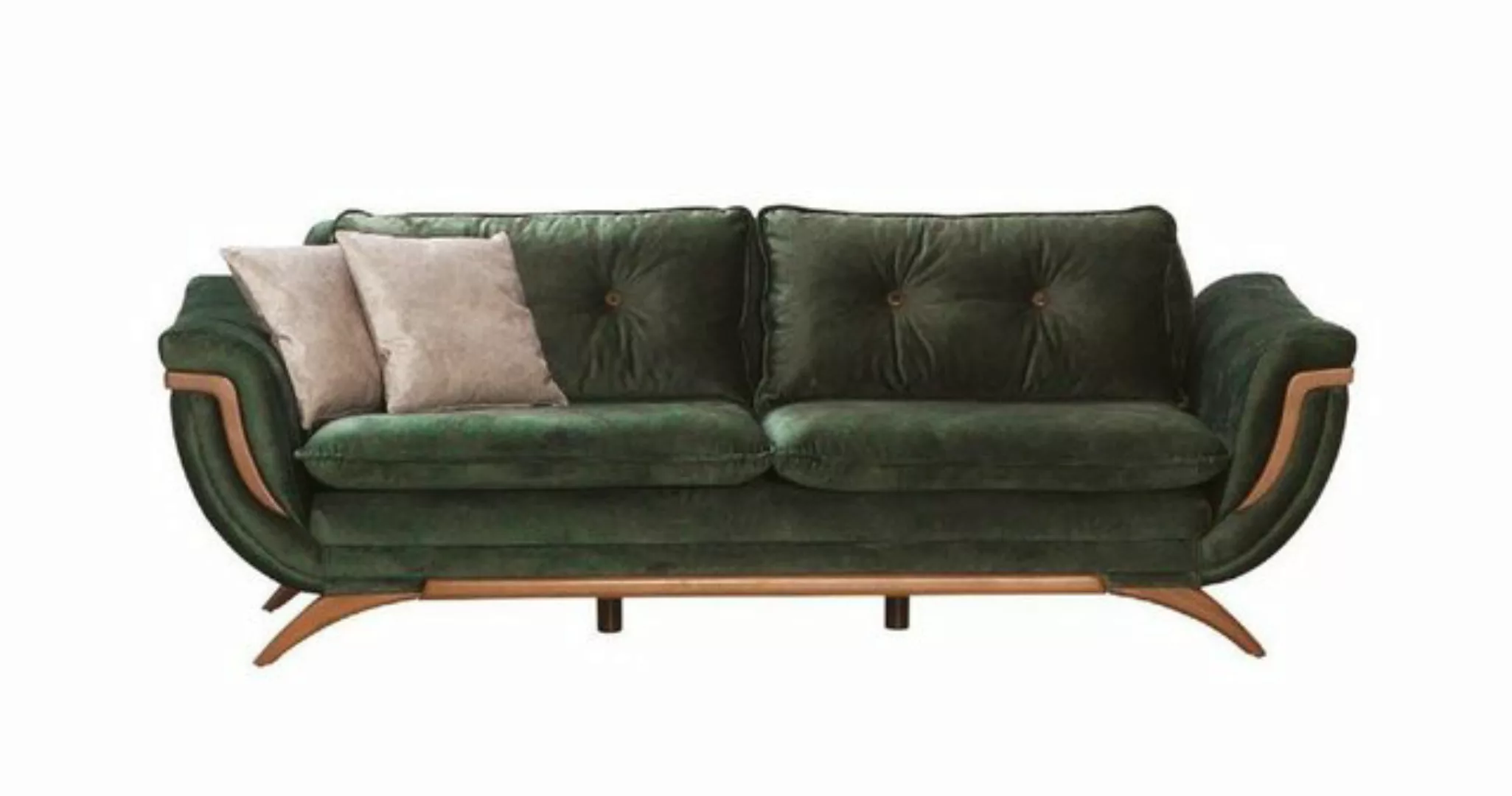 JVmoebel Sofa, Dreisitzer Wohnzimmer Set 3+3+1 Couchgarnitur Sitzpolster St günstig online kaufen
