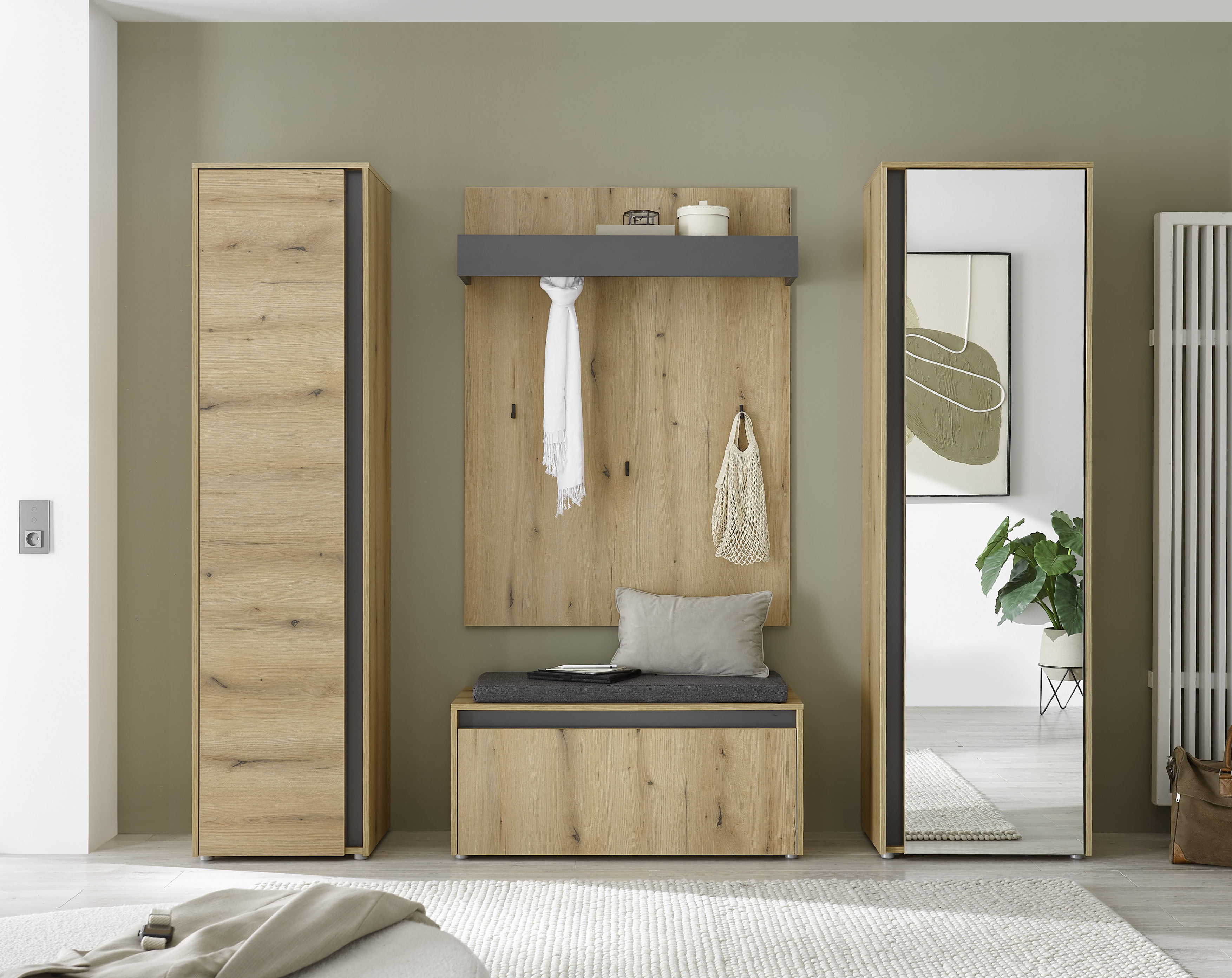 INOSIGN Garderoben-Set "GIRON/CiTY, moderne Garderobe, Komplettset mit viel günstig online kaufen