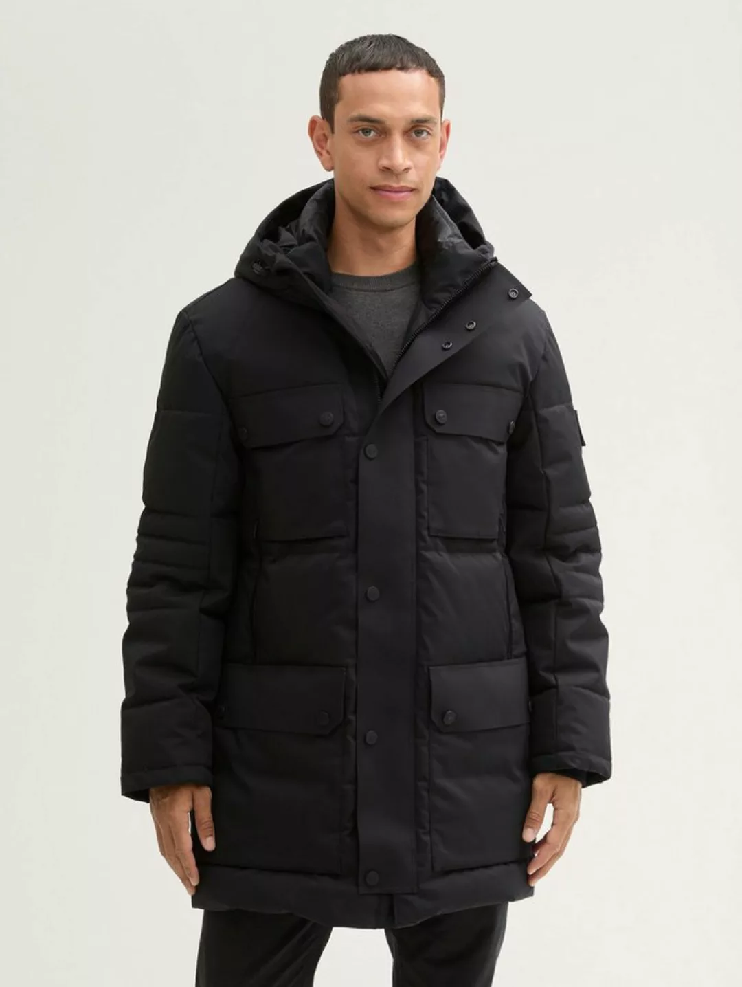 TOM TAILOR Wintermantel Wasserabweisender Parka günstig online kaufen