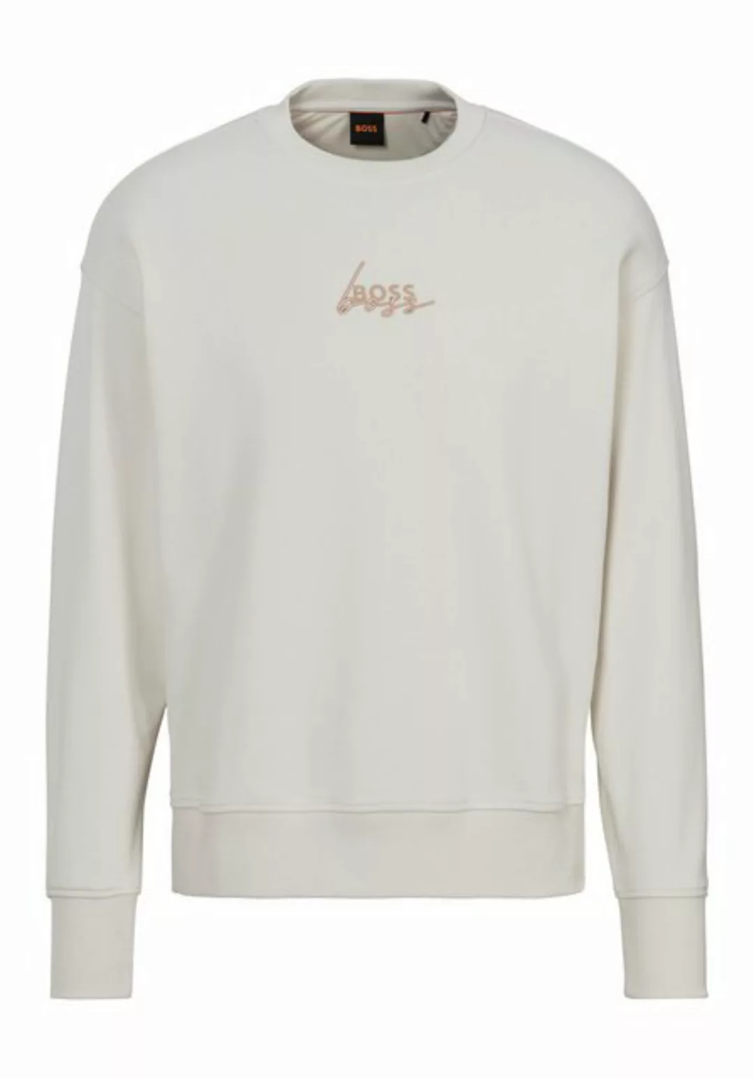 BOSS ORANGE Sweatshirt C_Eteia_2 mit doppelten Logo auf der Brust günstig online kaufen