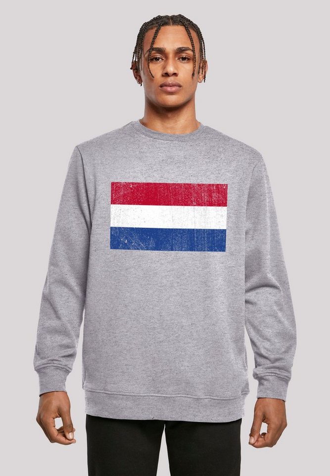 F4NT4STIC Kapuzenpullover Netherlands NIederlande Holland Flagge distressed günstig online kaufen