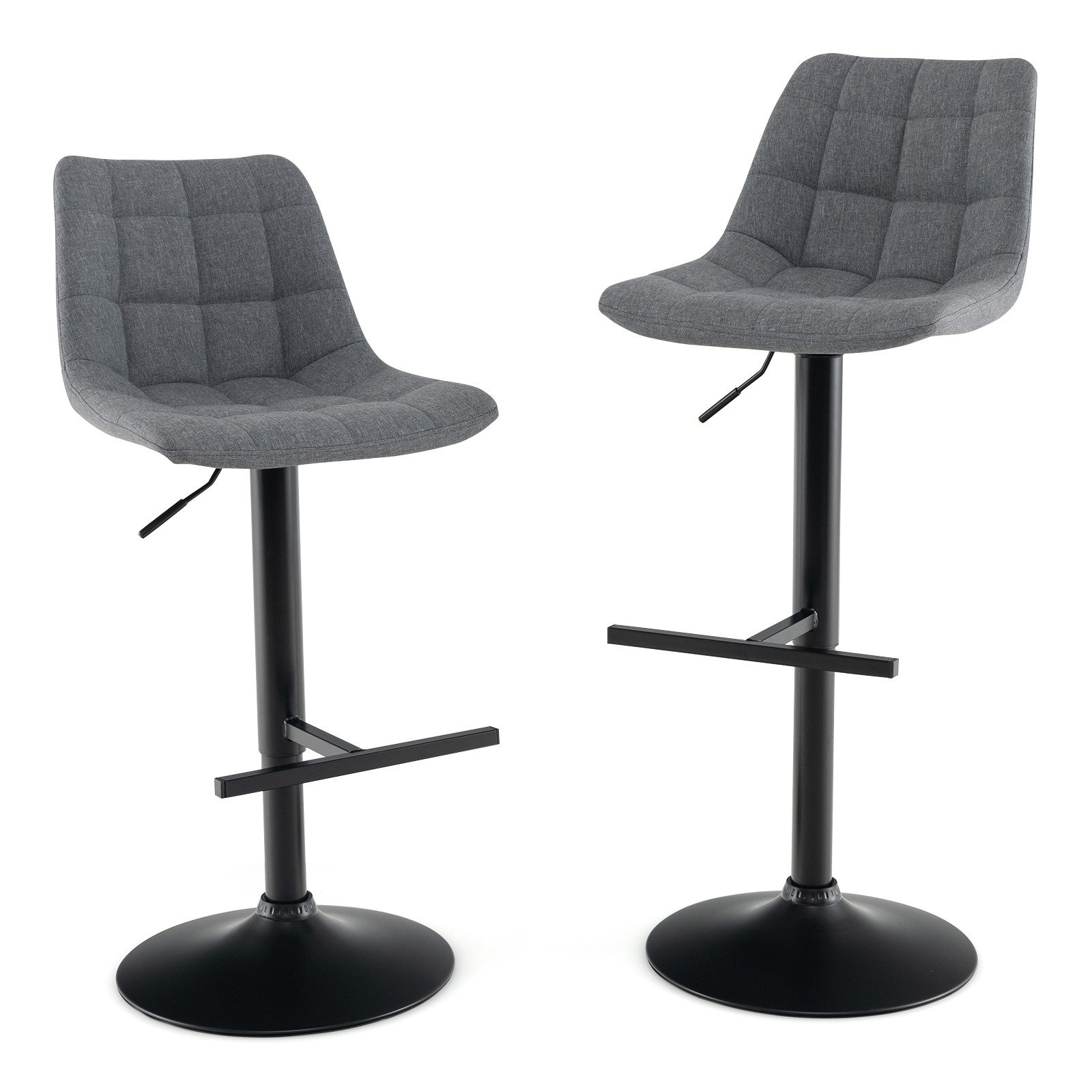 COSTWAY Barhocker (2er Set), Küchenstuhl drehbar günstig online kaufen
