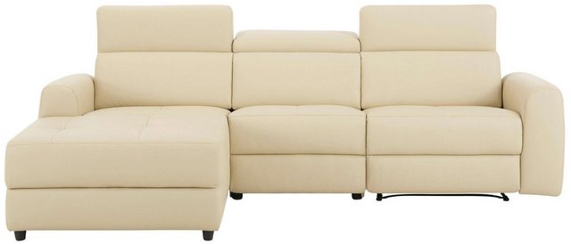 Home affaire Ecksofa Sentrano, L-Form, 275 cm, man. o. elektr. Relaxfunktio günstig online kaufen