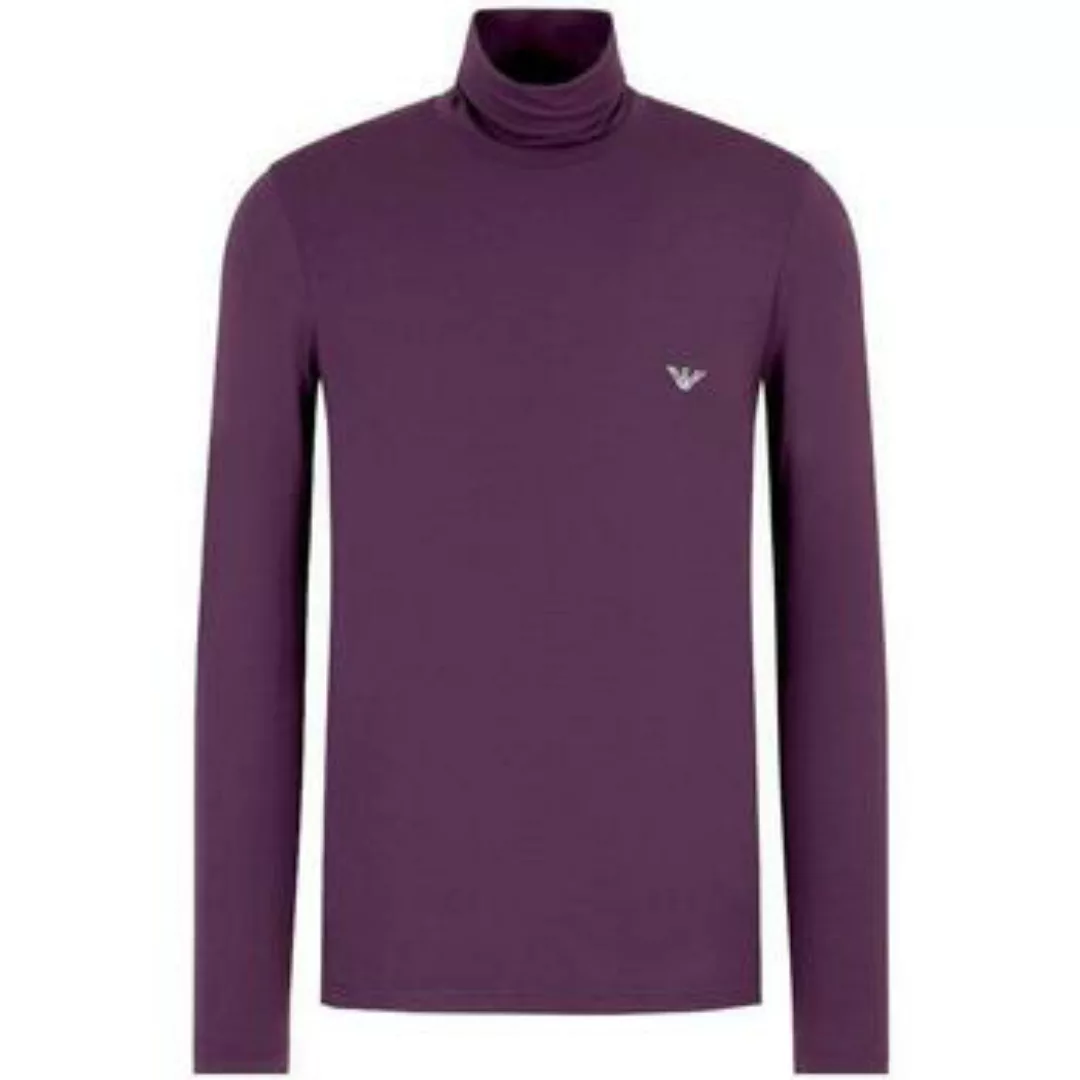 Emporio Armani  Sweatshirt Lounge Turtle Roll Neck Sweater Blackberry günstig online kaufen