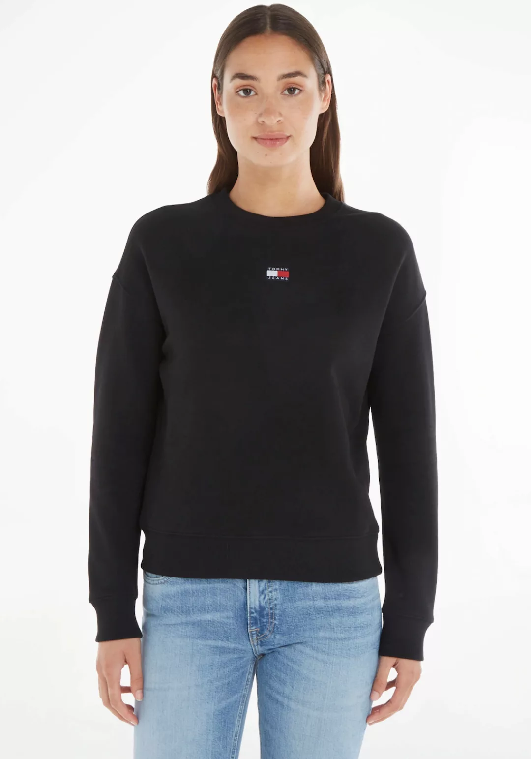 Tommy Jeans Curve Sweatshirt "TJW BXY BADGE CREW EXT" günstig online kaufen