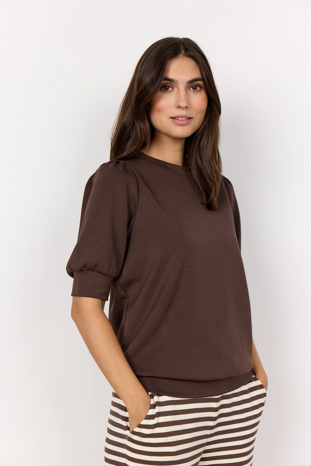 soyaconcept Kurzarmbluse "SC-BANU 83" günstig online kaufen