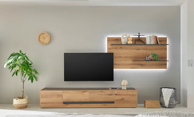 INOSIGN Wohnwand »City/Giron, moderne Anbauwand, Komplettset in vielen Farb günstig online kaufen