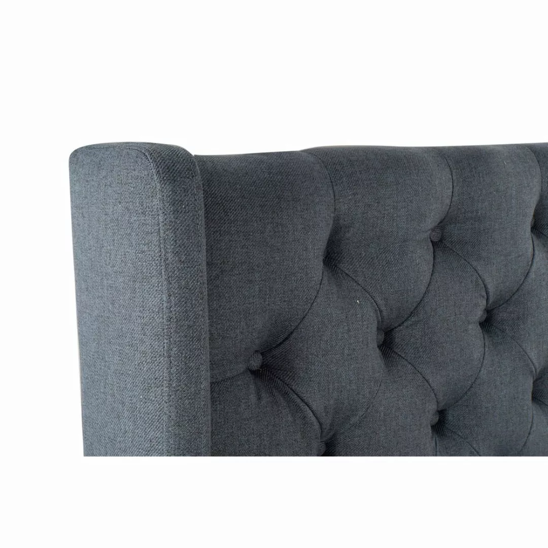 Kopfende Des Betts Dkd Home Decor Blau Polyester Holz Mdf (198 X 20 X 170 C günstig online kaufen