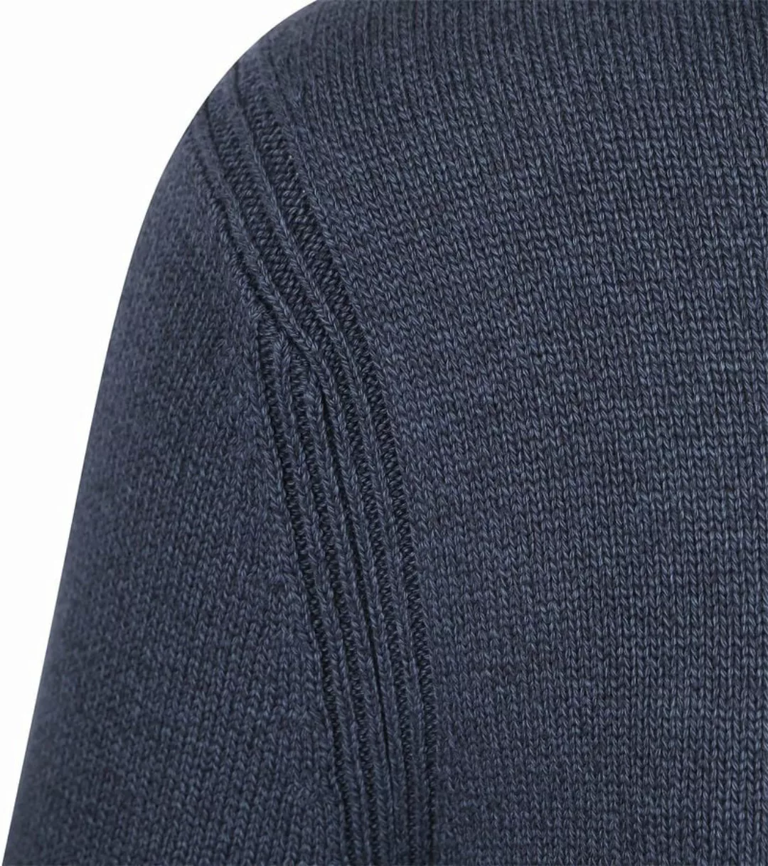 Tommy Hilfiger Strickjacke Mouliné Navy  - Größe XXL günstig online kaufen