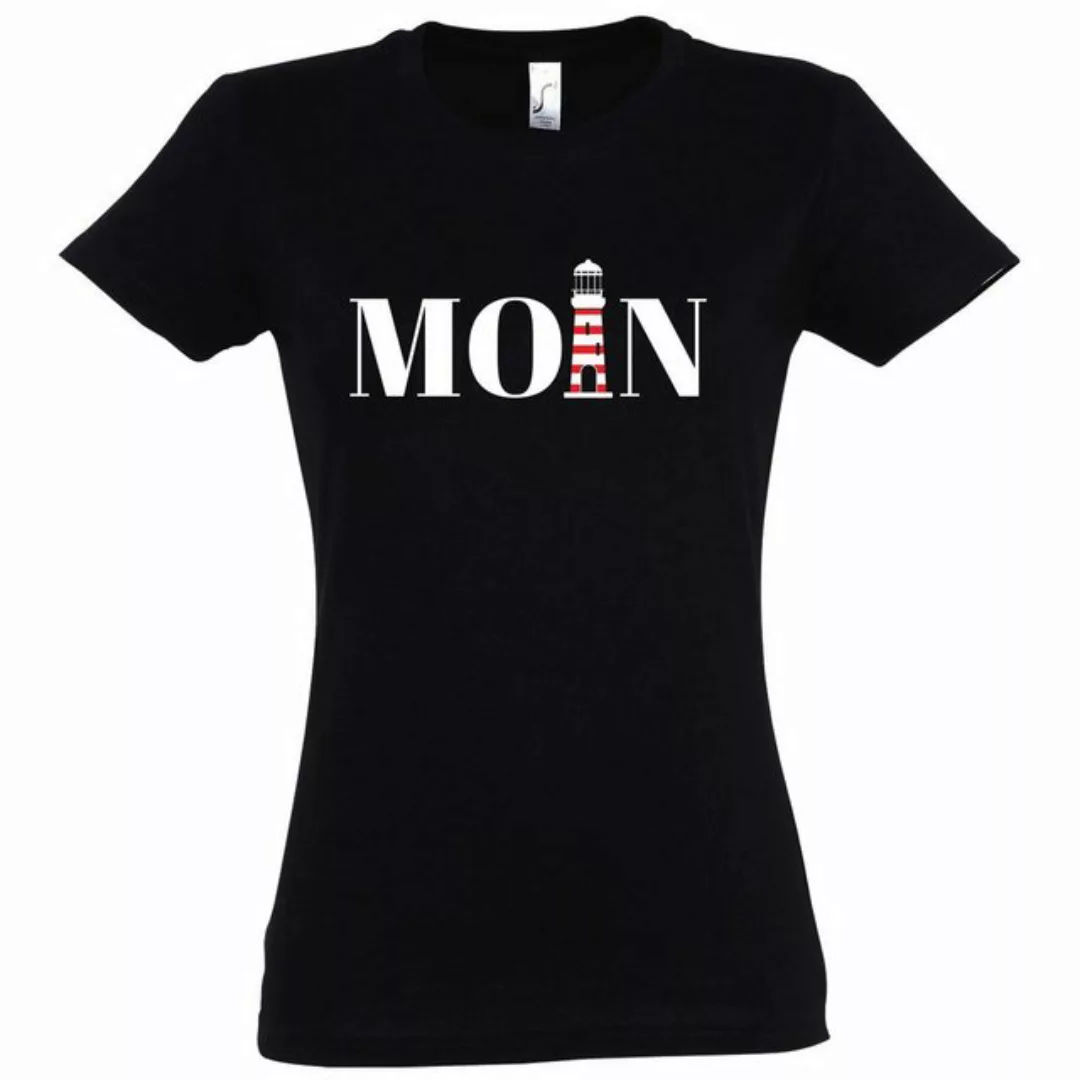 Youth Designz T-Shirt Moin Leuchtturm Damen Shirt mit Trendigem Frontdruck günstig online kaufen