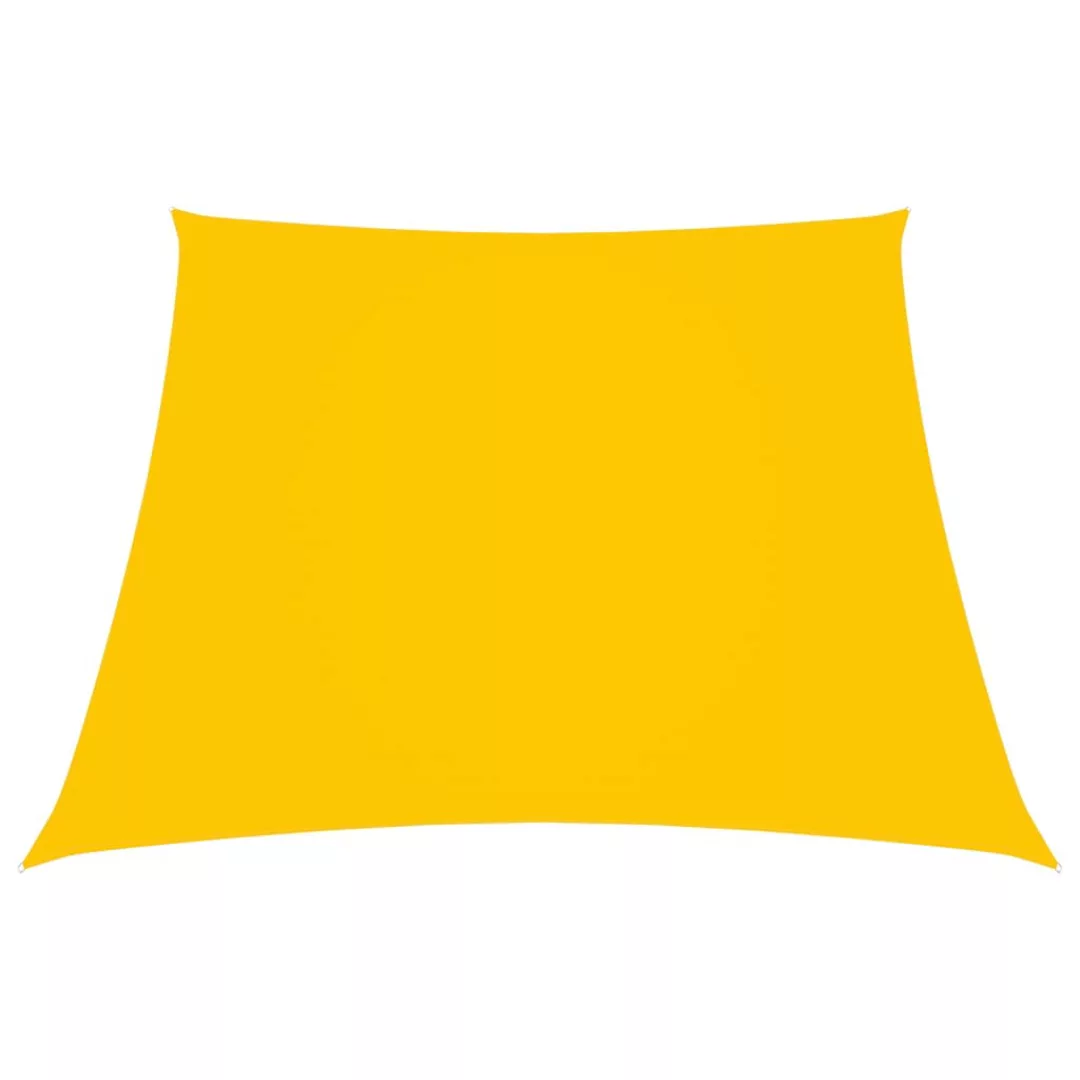 Sonnensegel Oxford-gewebe Trapezförmig 3/4x3 M Gelb günstig online kaufen