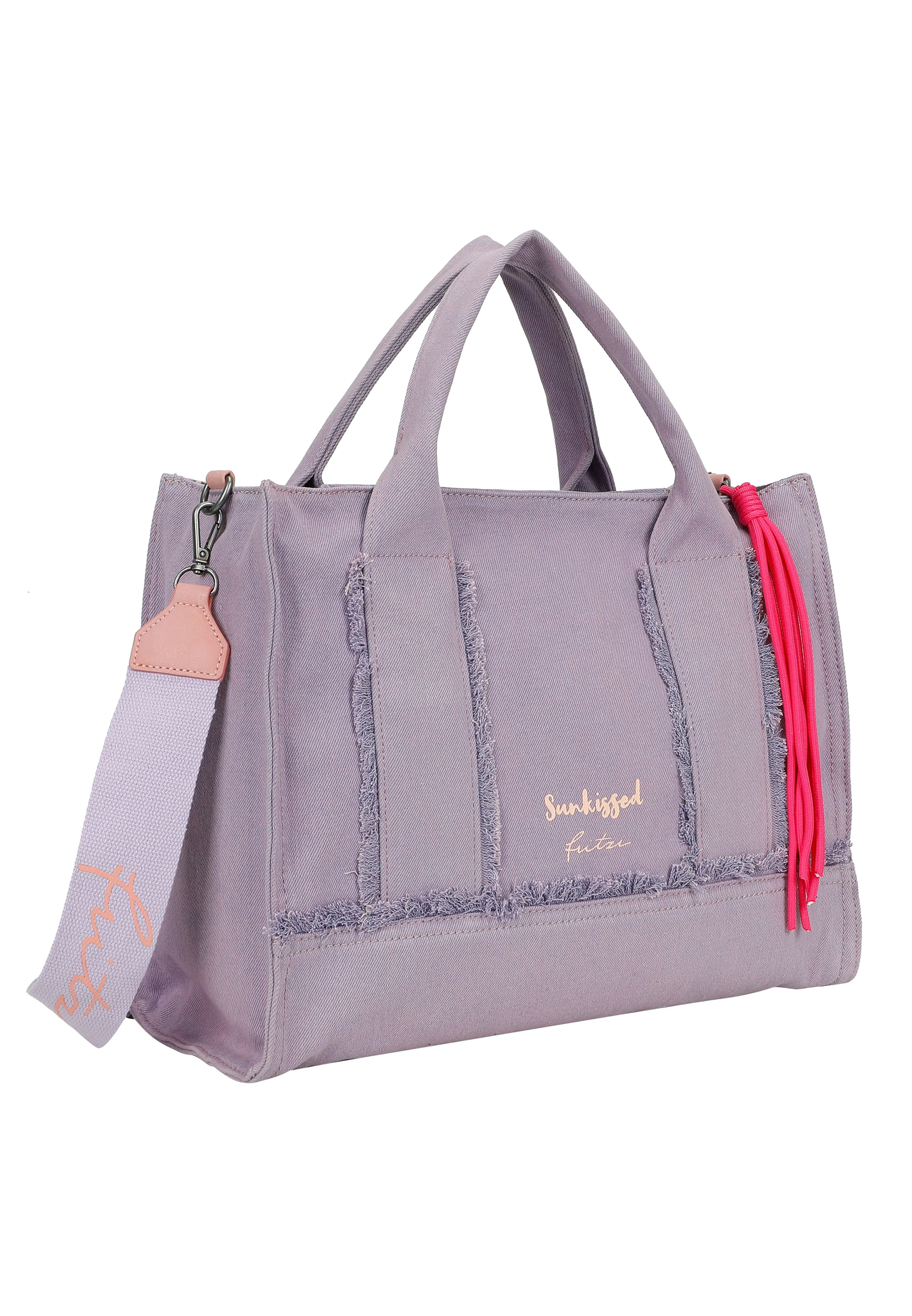 Fritzi aus Preußen Henkeltasche "Tote Bag Limited Washed Denim", mit Franse günstig online kaufen