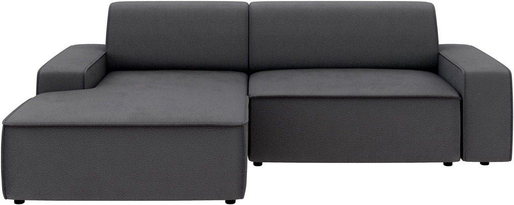 TRENDMANUFAKTUR Ecksofa »Graz, wahlweise mit Sitzvorschub und Bettkasten, L günstig online kaufen
