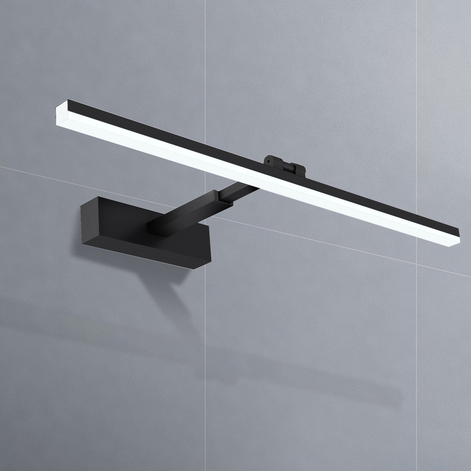 WDWRITTI LED Spiegelleuchte Schwarz Spiegellampe Bad günstig online kaufen
