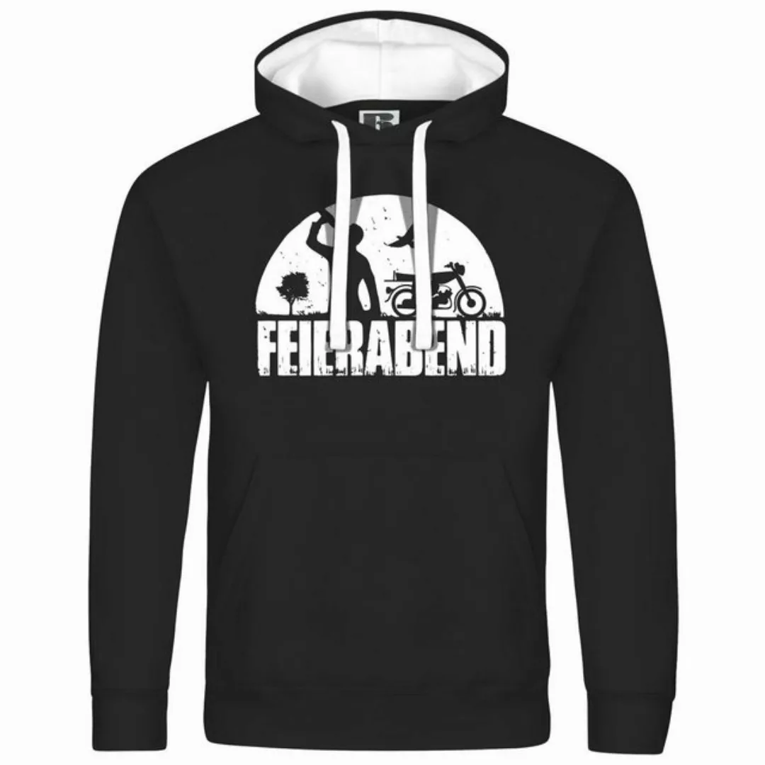 deinshirt Kapuzenpullover Herren Kapuzenpullover Feierabend Simson Mit Prin günstig online kaufen