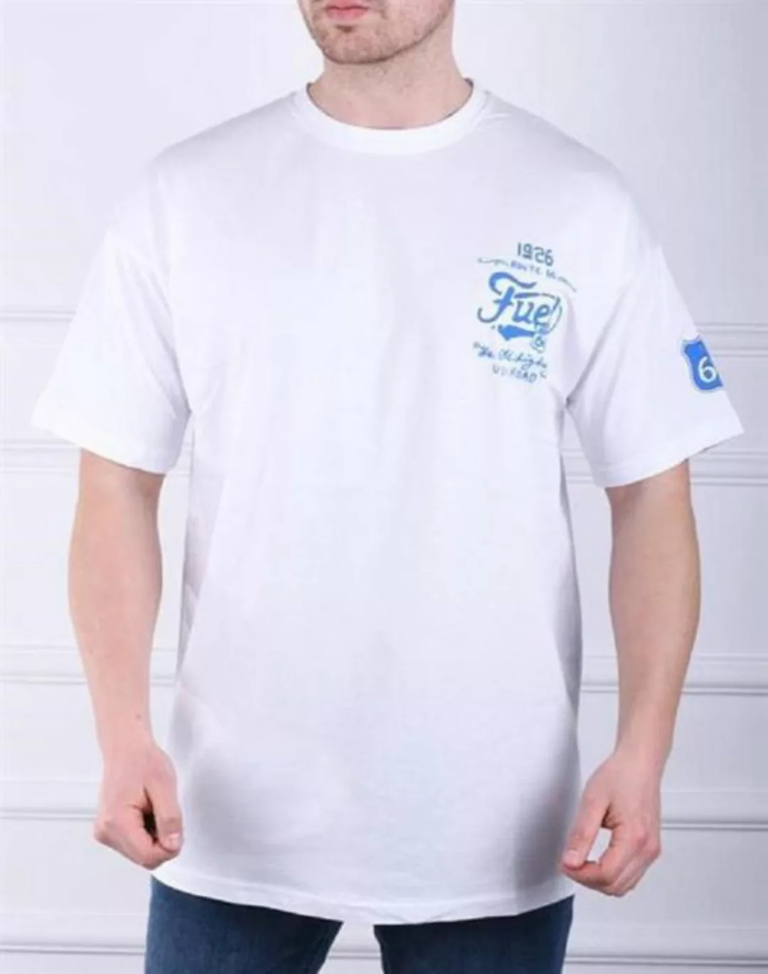 Megaman Jeans T-Shirt Herren T-Shirt Oversize Long Designer Basic Sommer TS günstig online kaufen