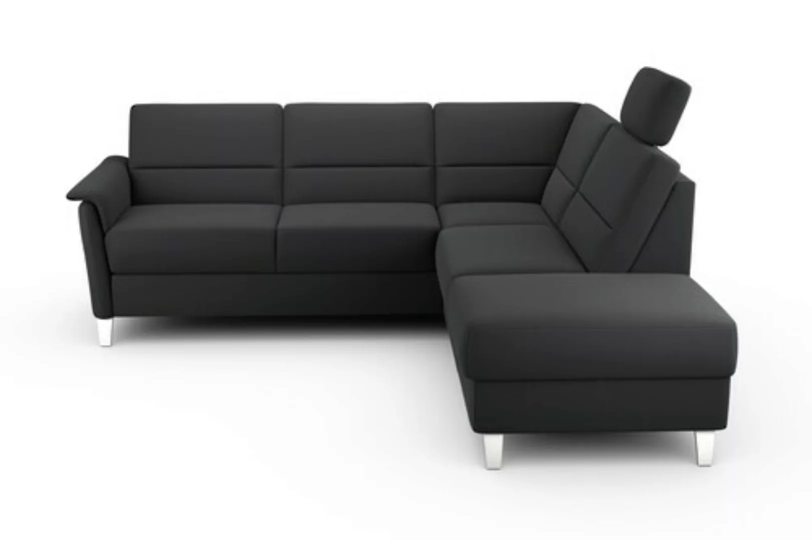sit&more Ecksofa »Palmera L-Form«, Federkern, wahlweise mit Bettfunktion un günstig online kaufen