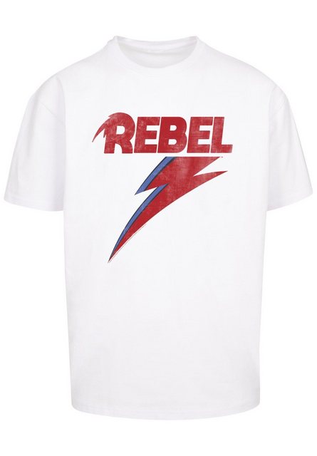 F4NT4STIC T-Shirt David Bowie Rock Music Band Distressed Rebel Print günstig online kaufen