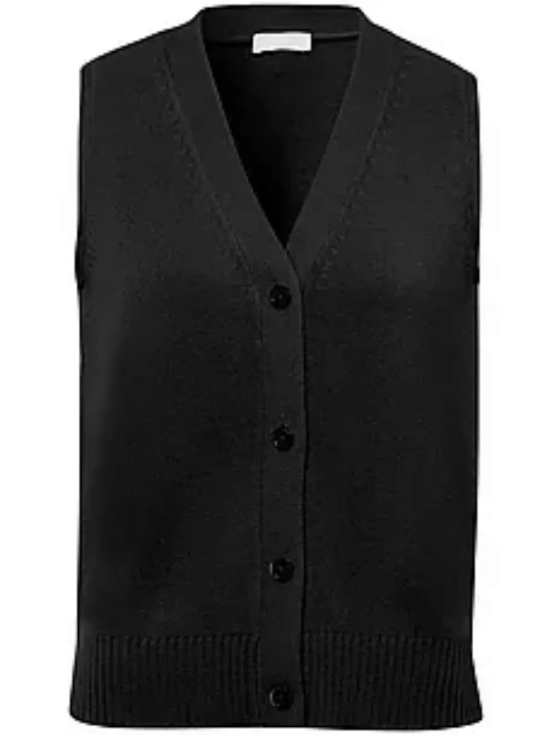 Strickweste V-Ausschnitt include schwarz günstig online kaufen