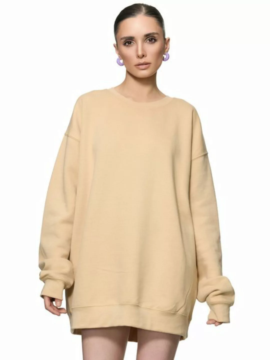 Worldclassca Longsweatshirt Worldclassca Oversized Sweatshirt Einfarbig Uni günstig online kaufen