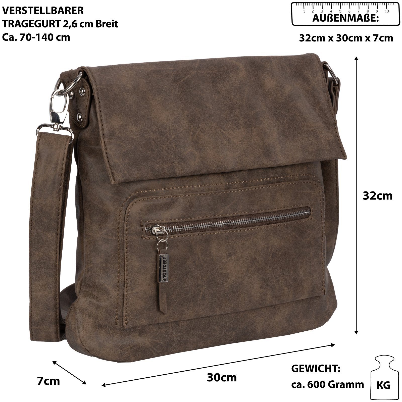 BAG STREET Sporttasche Bag Street Damentasche günstig online kaufen