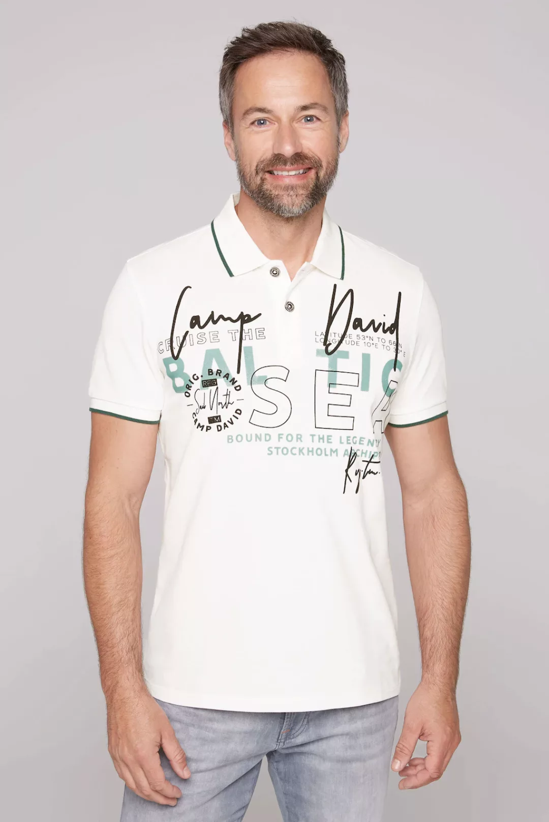 CAMP DAVID Poloshirt, aus Baumwolle günstig online kaufen