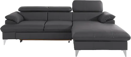 COTTA Ecksofa "Caluso L-Form", mit Kopfteilverstellung, wahlweise mit Bettf günstig online kaufen