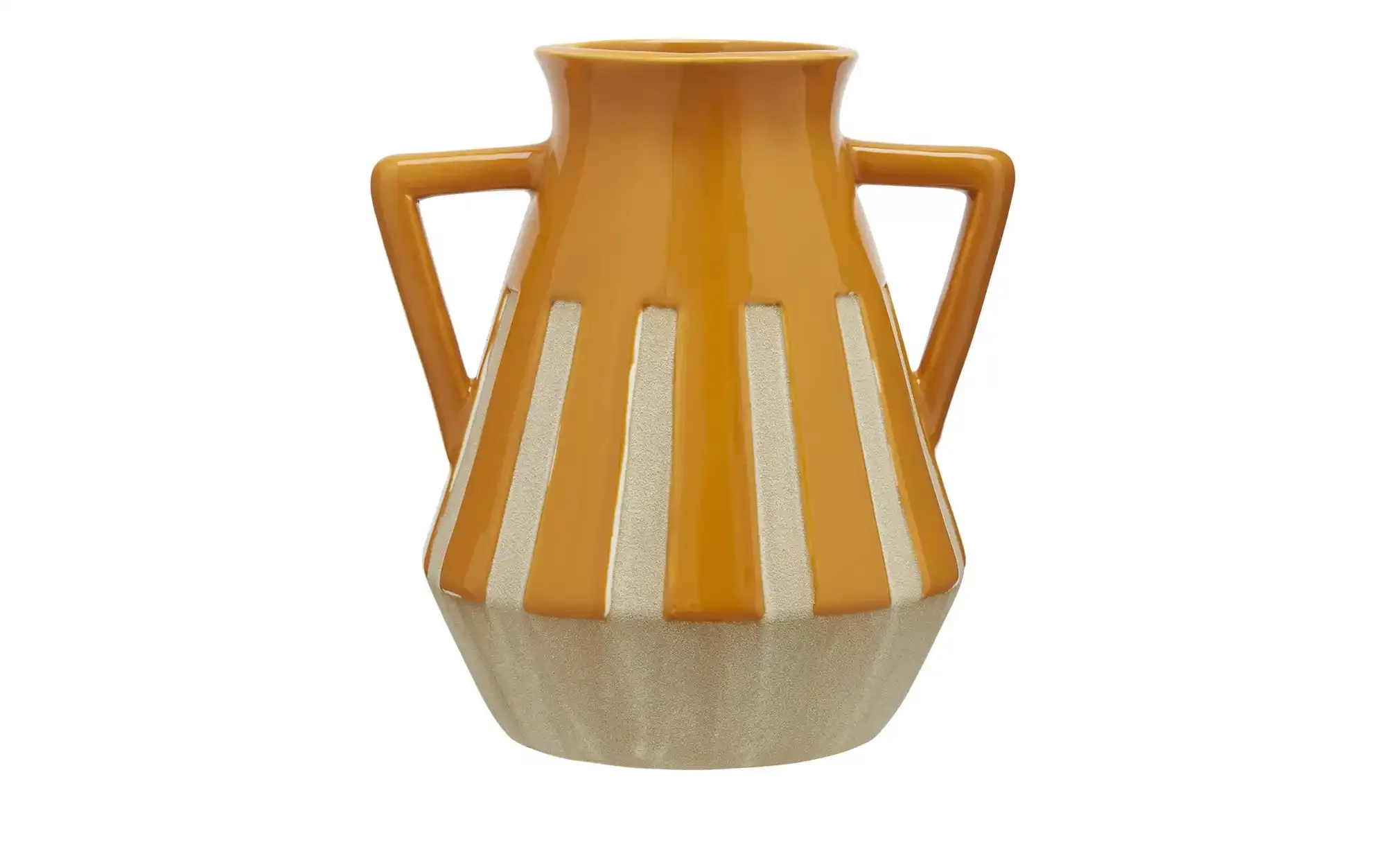 Vase   ¦ orange ¦ Porzellan ¦ Maße (cm): H: 22,5  Ø: 20.7 Accessoires > Vas günstig online kaufen