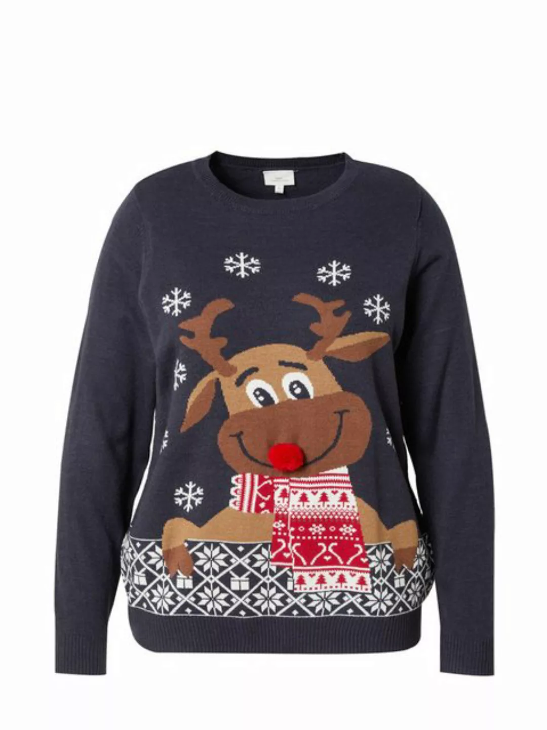 ONLY CARMAKOMA Rollkragenpullover CARXmas (1-tlg) Patches günstig online kaufen