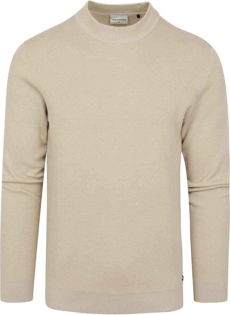 No Excess-Pullover Textur Beige - Größe XXL günstig online kaufen