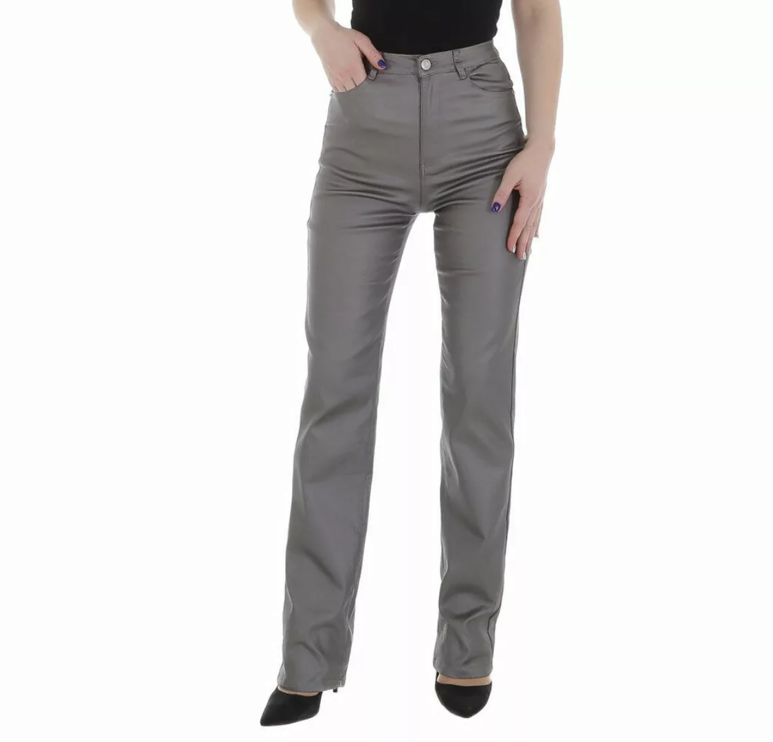 Ital-Design Lederimitathose Damen Freizeit (85989809) Stretch Hose in Leder günstig online kaufen