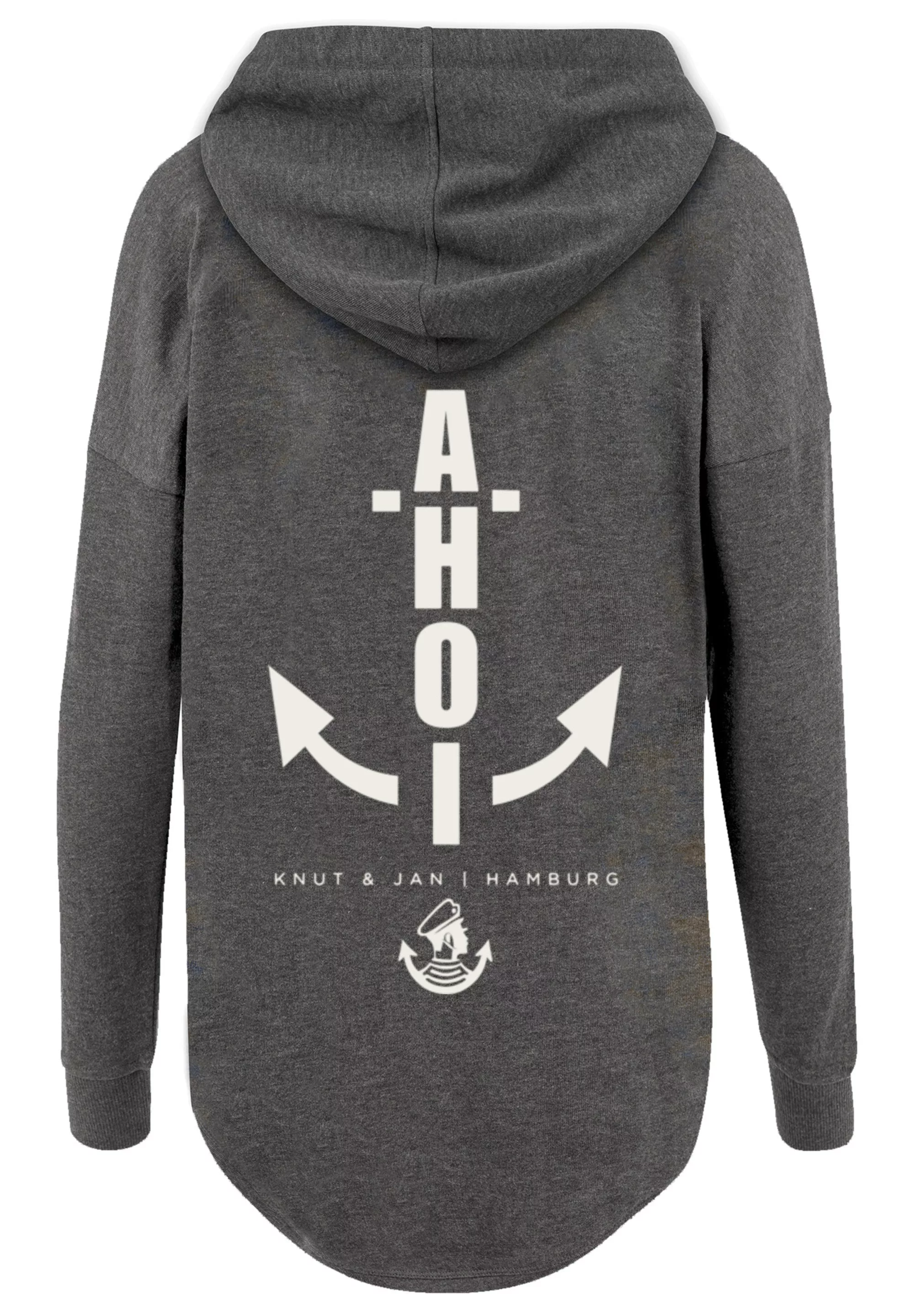 F4NT4STIC Kapuzenpullover "Ahoi Anker Knut & Jan Hamburg", Print günstig online kaufen