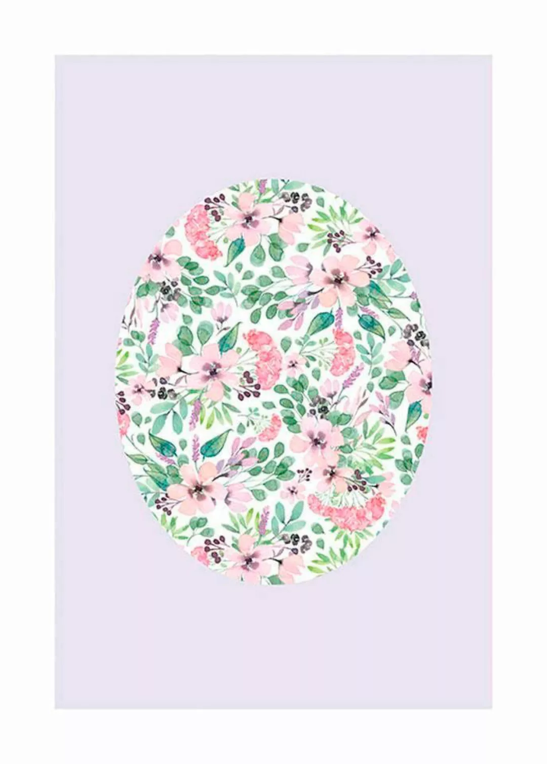Komar Poster »Shelly Patterns Lavender«, Blumen, (1 St.) günstig online kaufen
