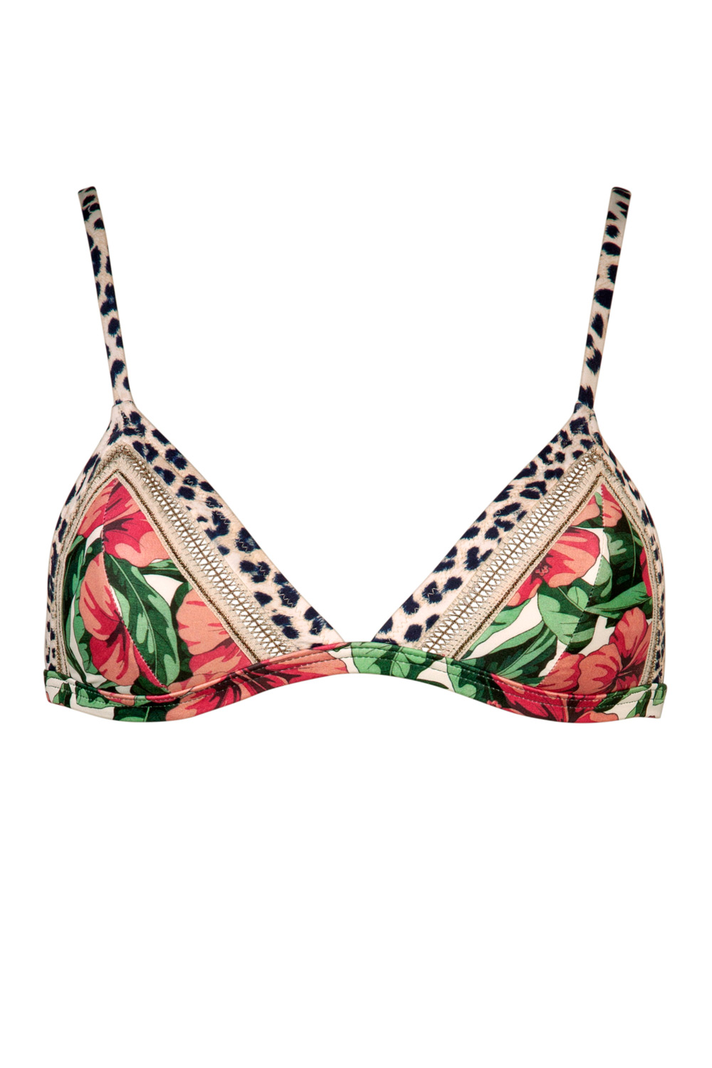 Watercult Bikini-Oberteil Vintage Hawaii 40 mehrfarbig günstig online kaufen