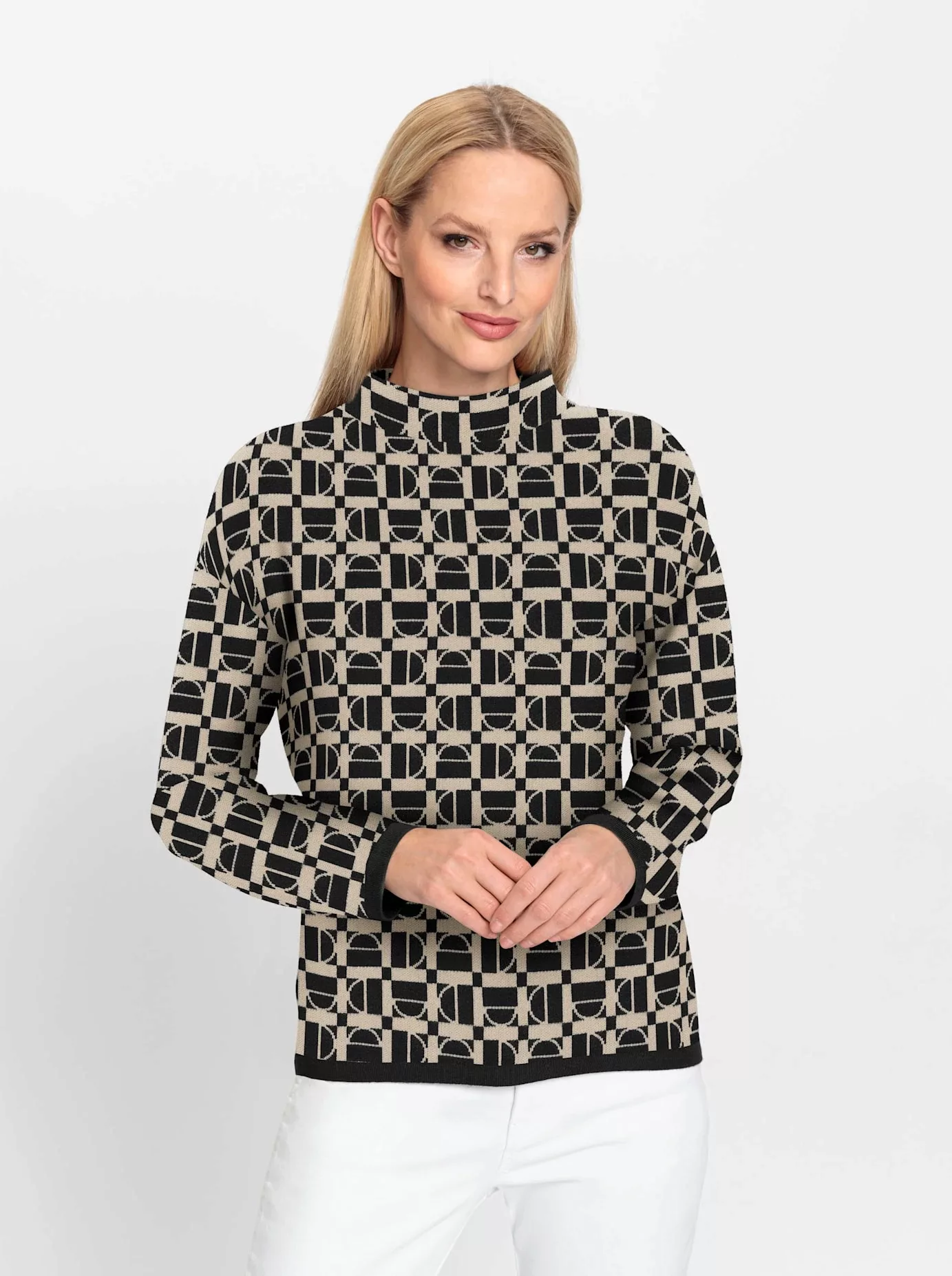 heine Jacquardpullover "Jacquard-Pullover" günstig online kaufen